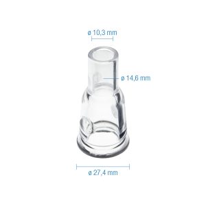 Visor de leche transparente adaptable a GEA Westfalia 7021-9926-260
